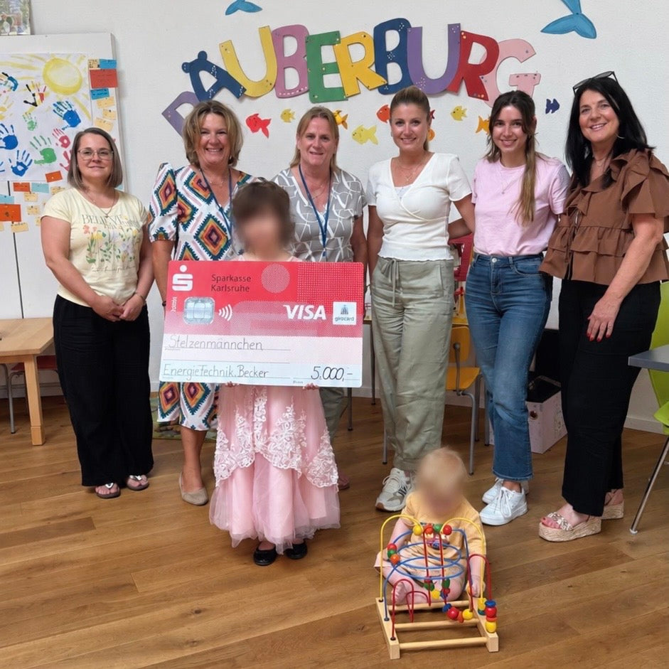 5.000 Euro für krebskranke Kinder: EnergieTechnik Becker verbindet 20-jähriges Jubiläum mit sozialem Engagement